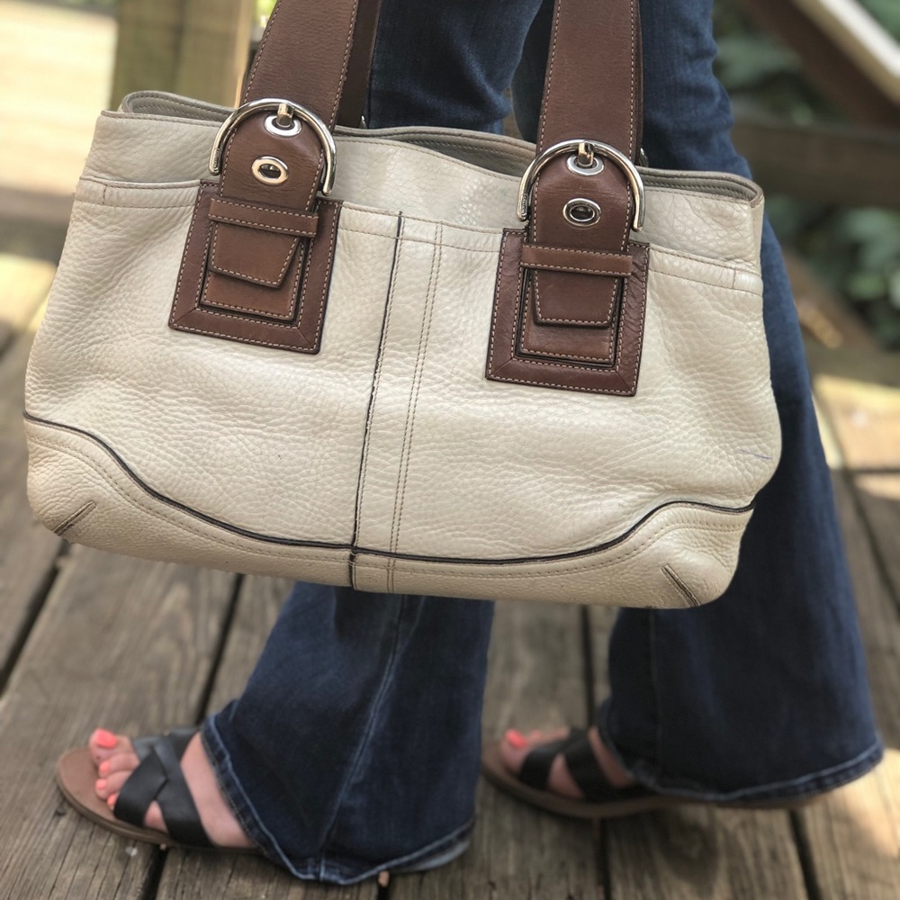Leather Coach Bag
